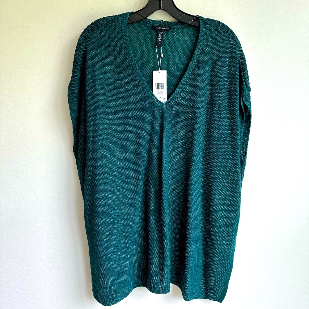 Eileen Fisher V-Neck linen tunic